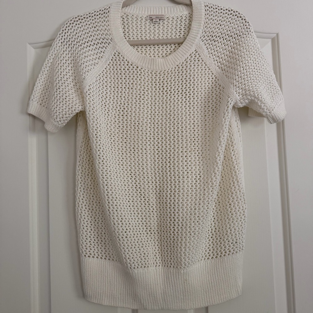Women's White Knit Sweater